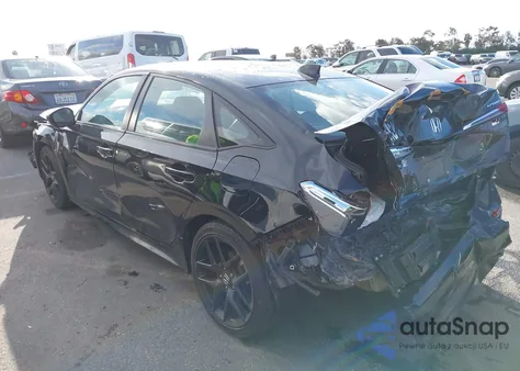 2022 Honda Civic Sport z USA, uszkodzony, nr VIN 2HGFE2F55NH557758